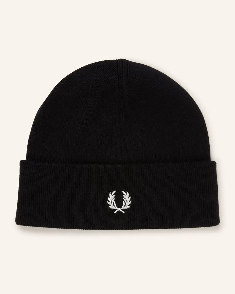 Fred Perry Mütze schwarz Schwarz