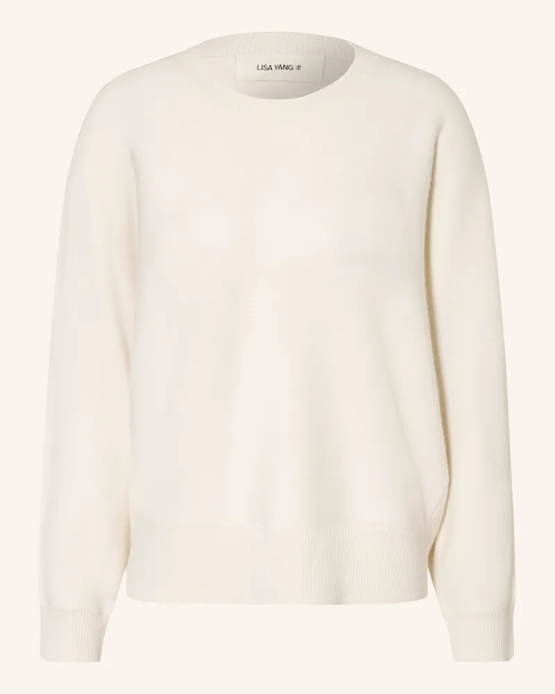 Lisa Yang Cashmere-Pullover Creme