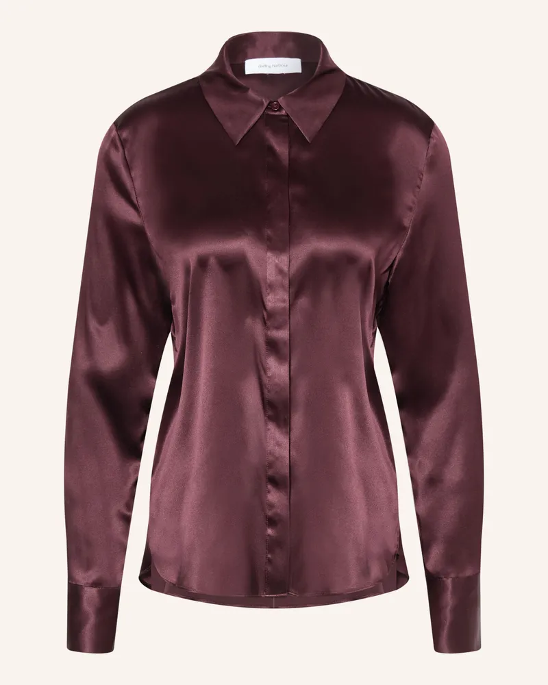 Darling Harbour Hemdbluse Aus Seide rot Deep