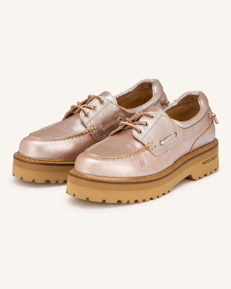 Woolrich Bootsschuhe Rosé