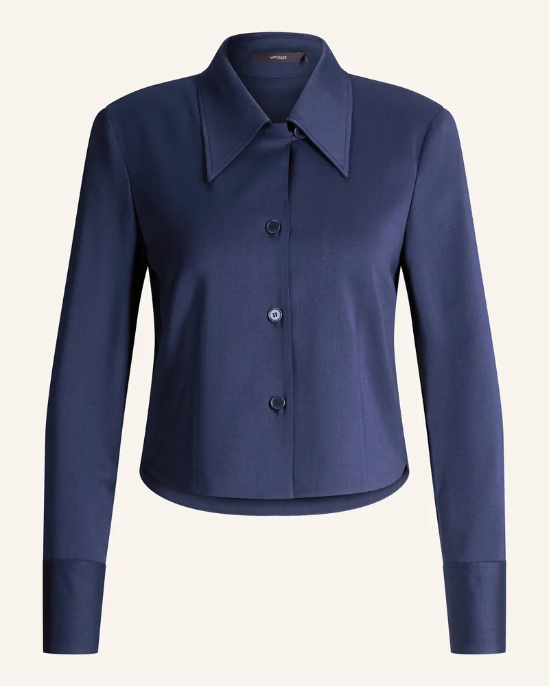 windsor. Bluse blau 