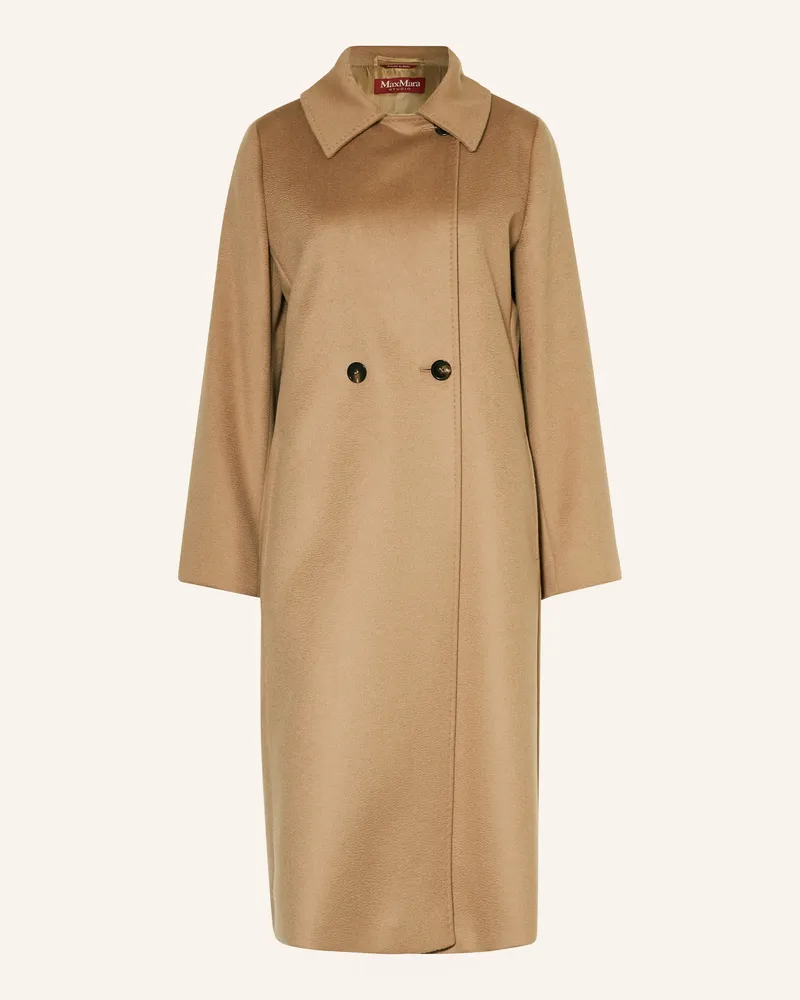 Max Mara Wollmantel Bcollag braun Camel