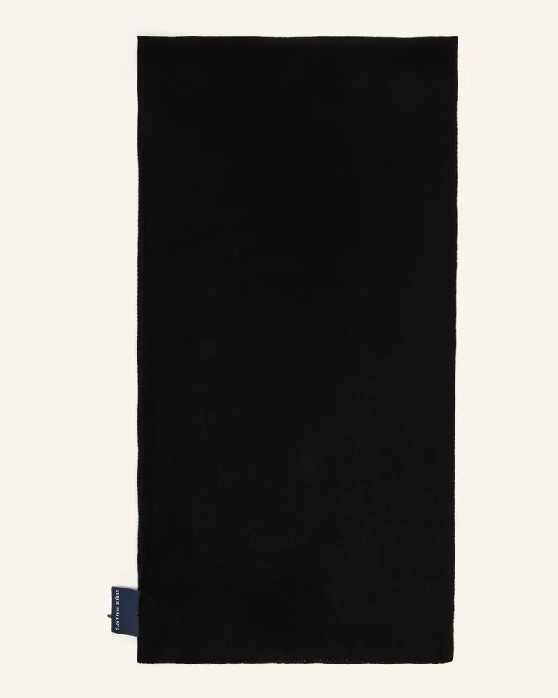 Strokesman's Cashmere-Schal schwarz Schwarz
