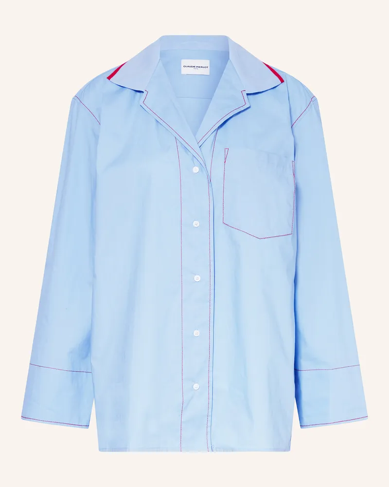 Claudie Pierlot Bluse Hellblau