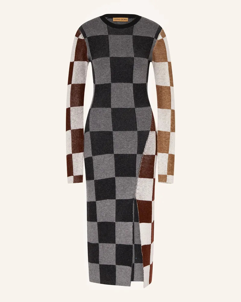 Stine Goya Strickkleid Schwarz