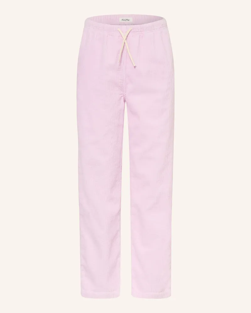 American Vintage Cordhose rosa Rosa