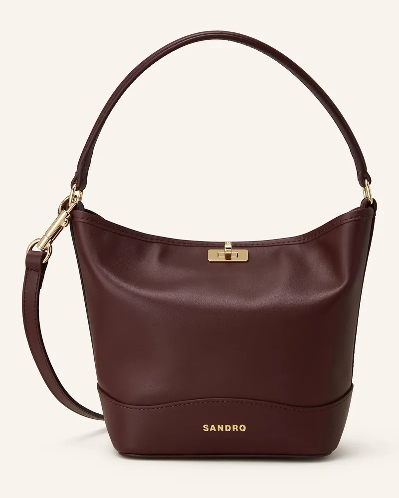 Sandro Handtasche Dunkelrot