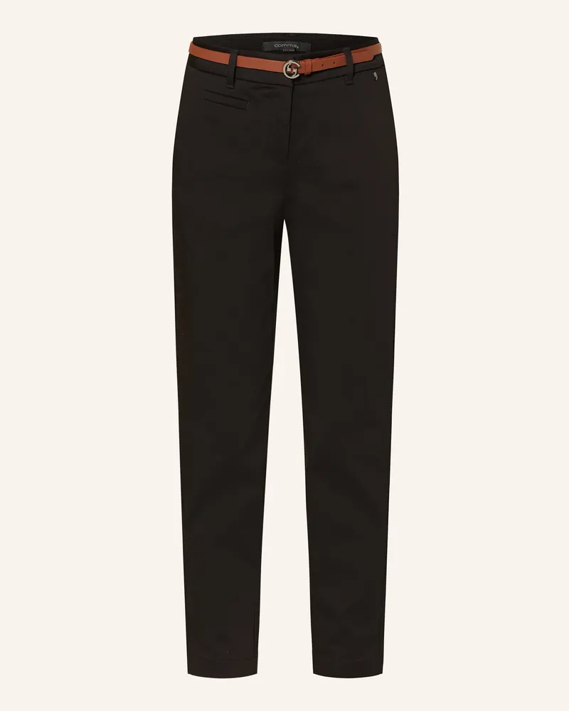 COMMA Chino schwarz Schwarz
