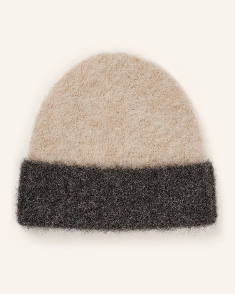 Samsøe & Samsøe Mütze Sajeanne Mit Alpaka rosa Beige