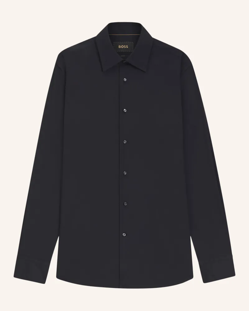 HUGO BOSS Business Hemd L-HAYS-KENT-C1-243 Slim Fit Dunkelblau
