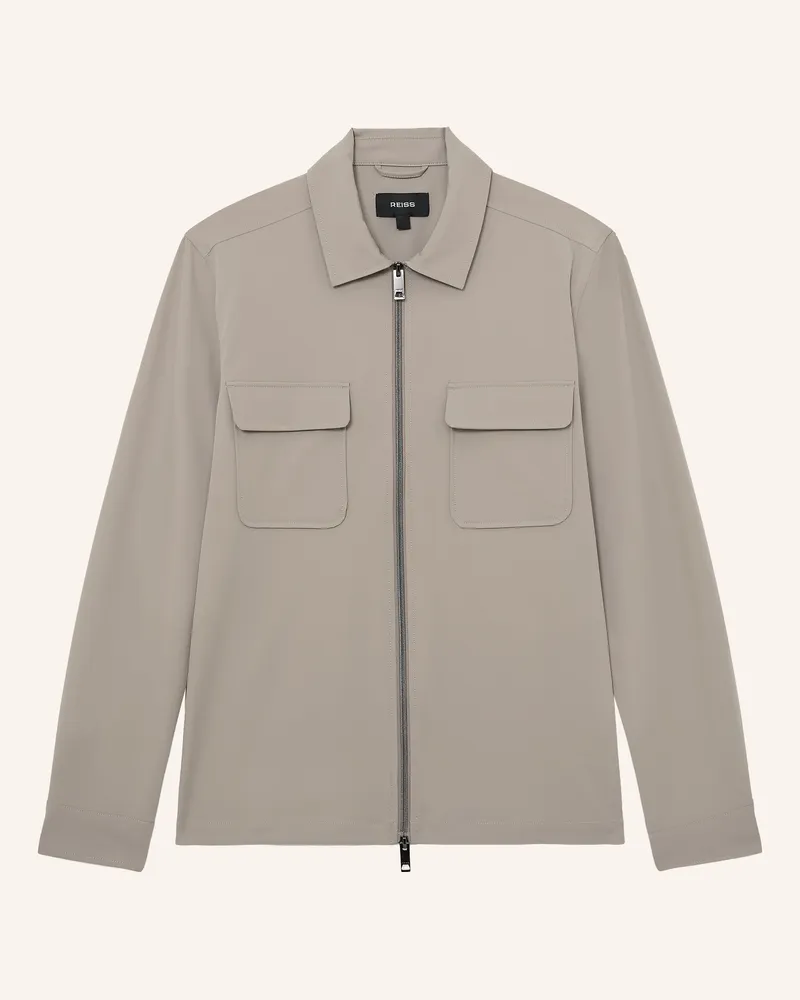 Reiss Overshirt Ascend beige Taupe
