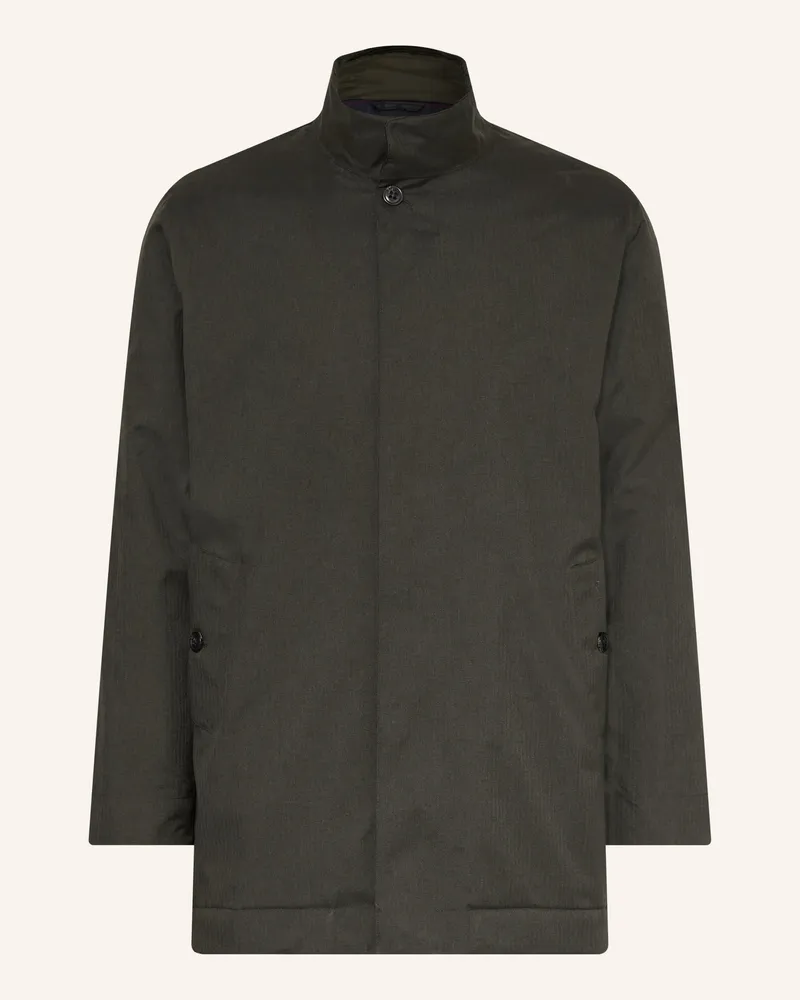Barbour Jacke Northdale Mit Blende gruen Dunkelgrau