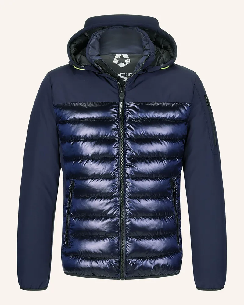 Milestone Steppjacke MSDIMARO im Materialmix Dunkelblau