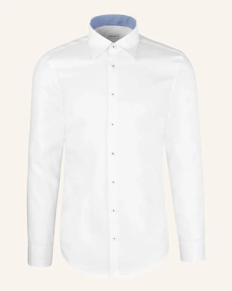 Seidensticker Business Hemd Slim Fit weiss Weiss