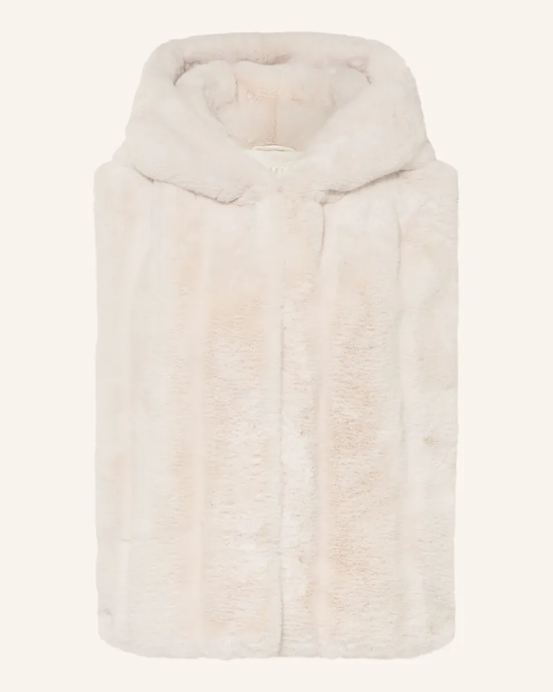 Guess Kunstfell-Weste Sophy grau Ecru