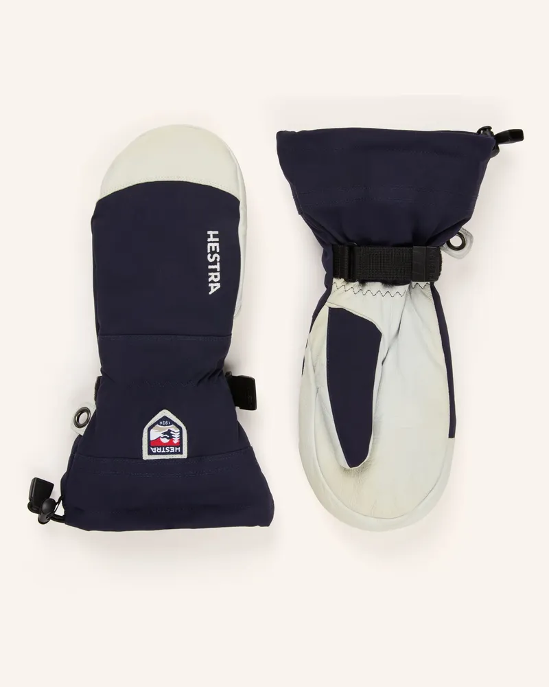 Hestra Skihandschuhe Army Leather Heli Mitt blau Dunkelblau