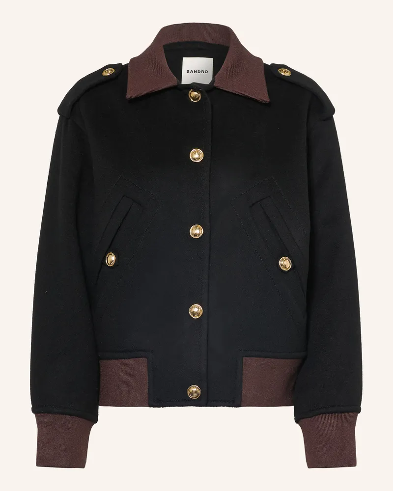 Sandro Blouson schwarz Schwarz