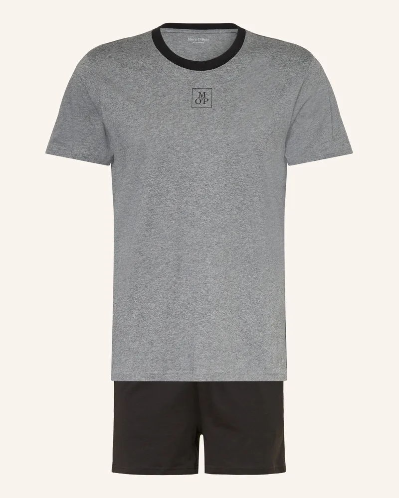Marc O'Polo Shorty-Schlafanzug Grau