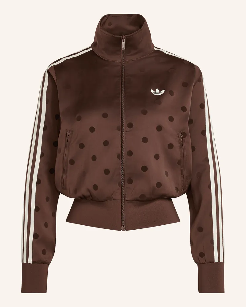 adidas Satinjacke Satin Polka Dots braun Braun