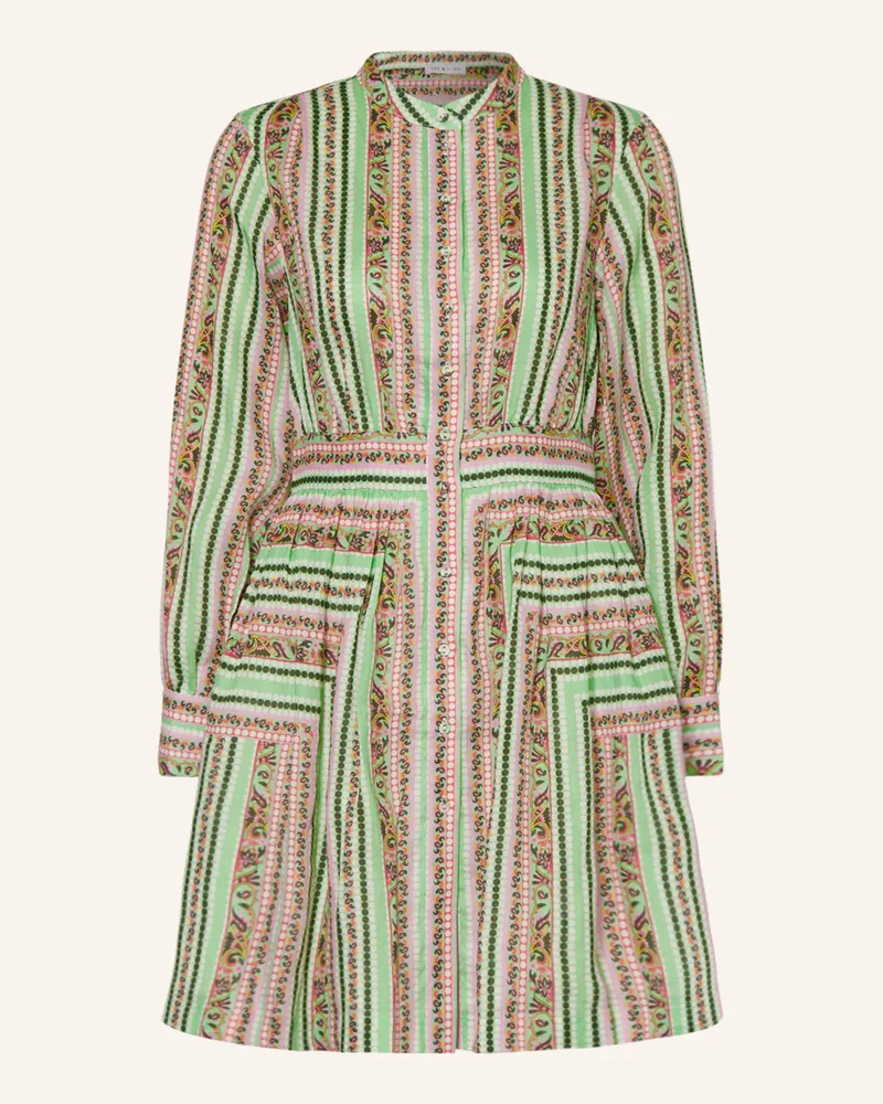 Mrs & HUGS Hemdblusenkleid aus Leinen Mint