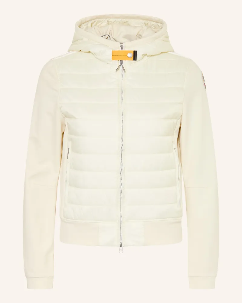 Parajumpers Steppjacke Caelie Im Materialmix weiss Creme