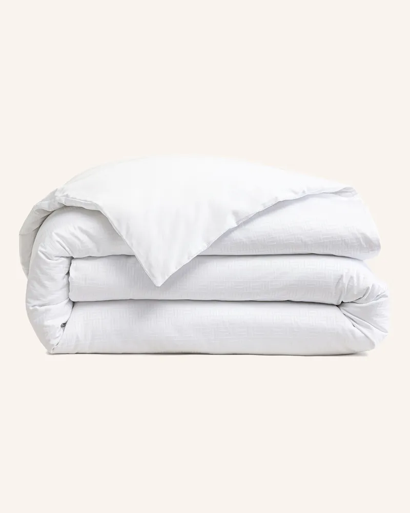 HUGO BOSS Bettwäsche Set Lattice weiss Weiss