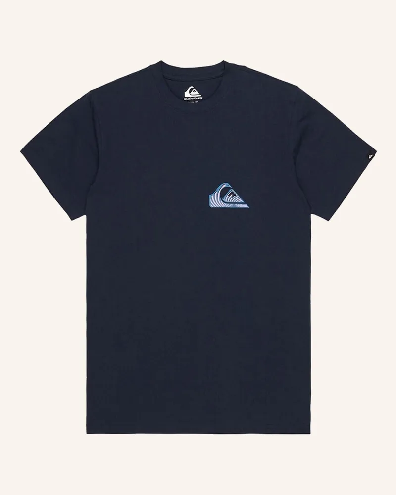 Quiksilver T-Shirt Window Pane blau Blau