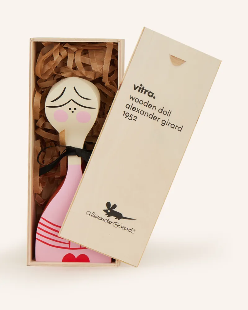 Vitra Dekofigur Wooden Doll No. 2 pink Pink