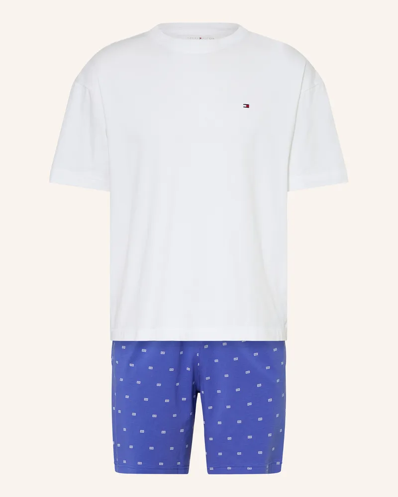 Tommy Hilfiger Shorty-Schlafanzug blau Blau