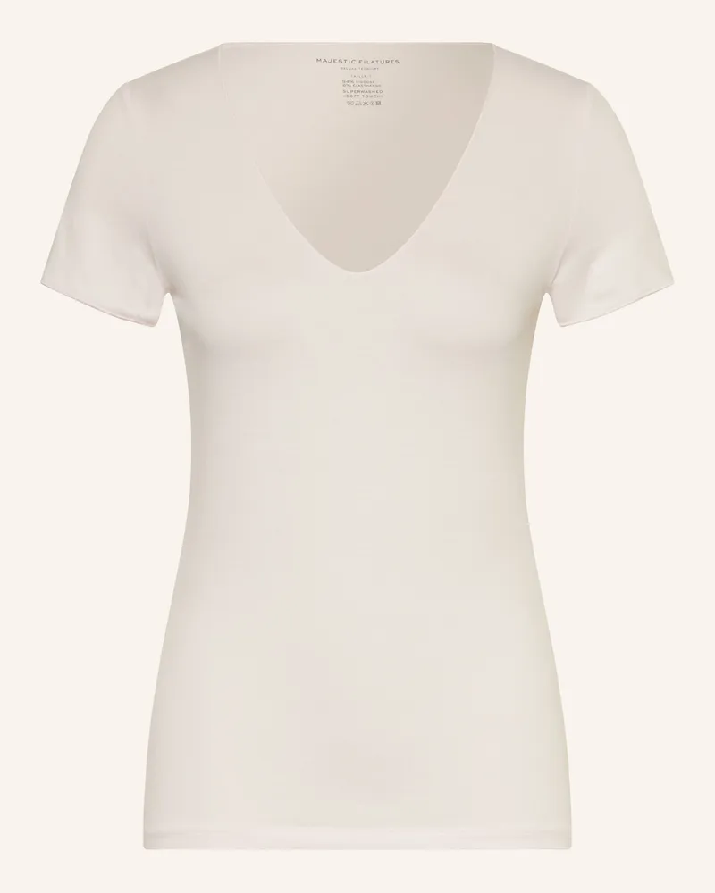 Majestic T-Shirt rosa Hellrosa