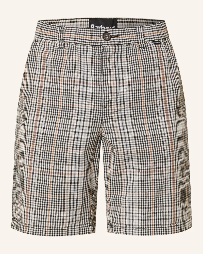 Barbour Shorts Fife Mit Leinen schwarz Schwarz