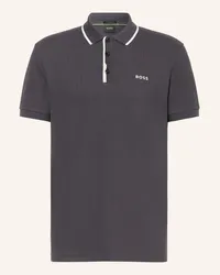 HUGO BOSS Piqué-Poloshirt PADDY Regular Fit Grau