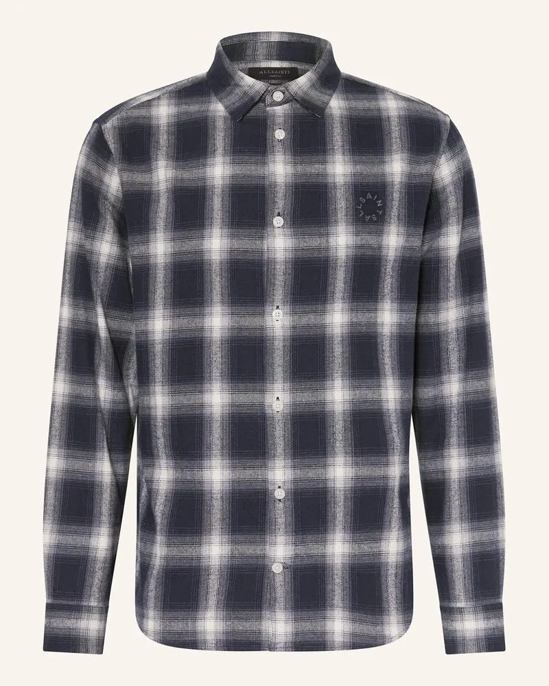AllSaints Flanellhemd HAVEN Relaxed fit Dunkelblau