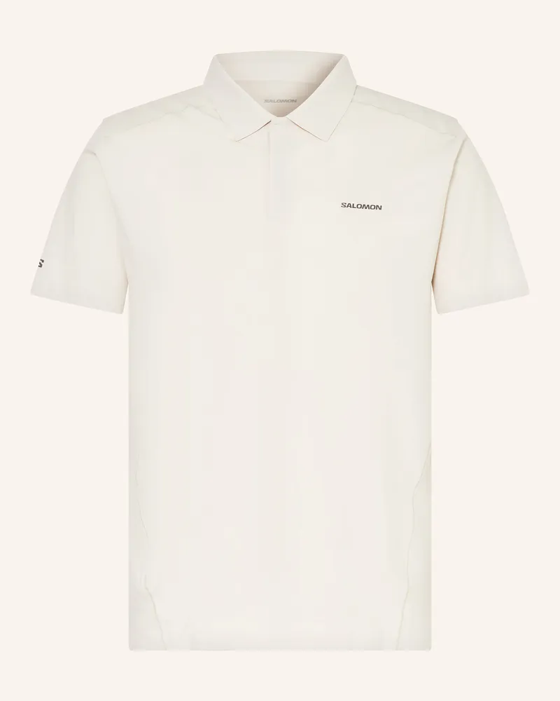 Salomon Funktions-Poloshirt TRACKLINE Creme