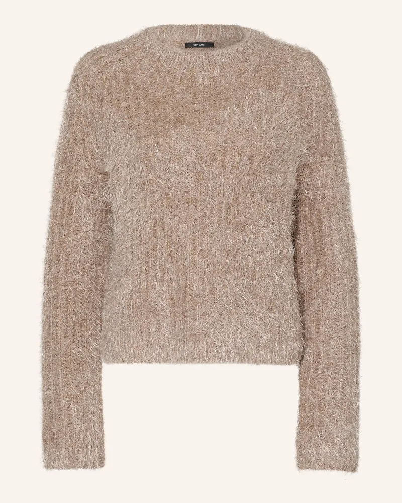OPUS Pullover Pontes braun Hellbraun