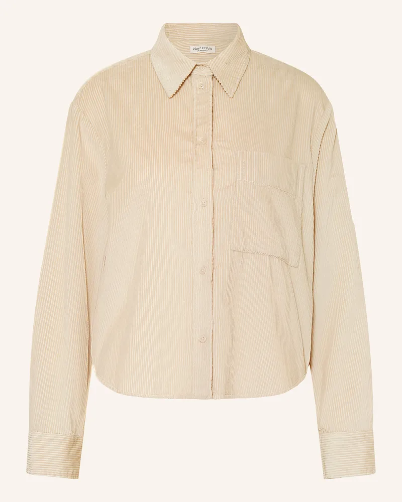 Marc O'Polo Hemdbluse aus Cord Beige