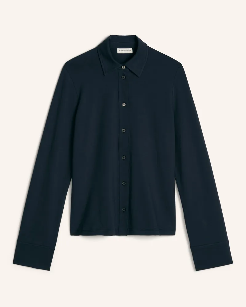 Marc O'Polo Jerseybluse blau Blau