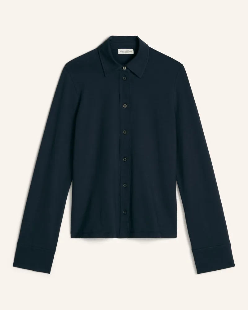 Marc O'Polo Jerseybluse blau Blau