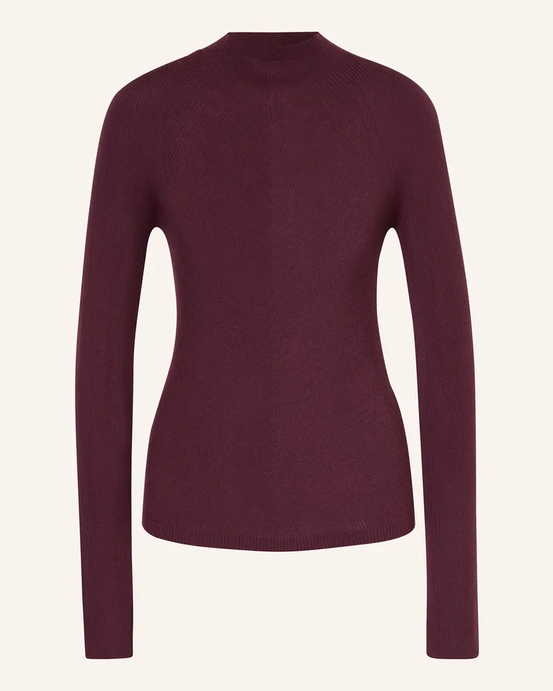 HUGO BOSS Pullover FOLIORA Dunkelrot