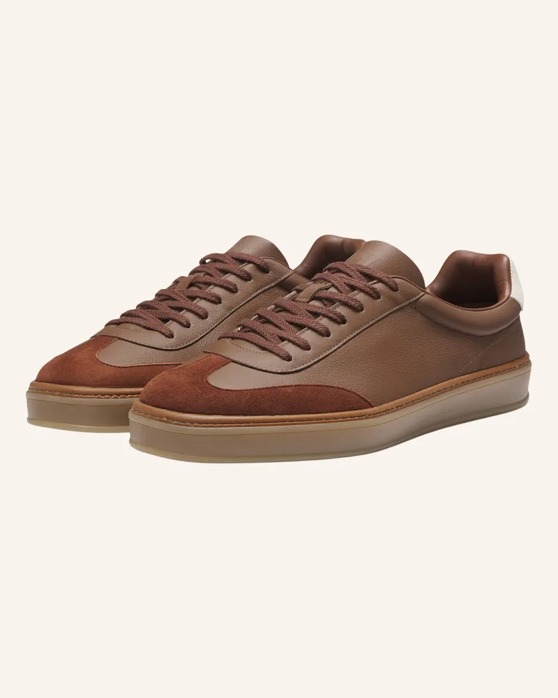 HUGO BOSS Sneaker Zarek  Boss By Beckham braun Braun