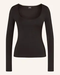 HUGO BOSS Longsleeve ECETA Schwarz