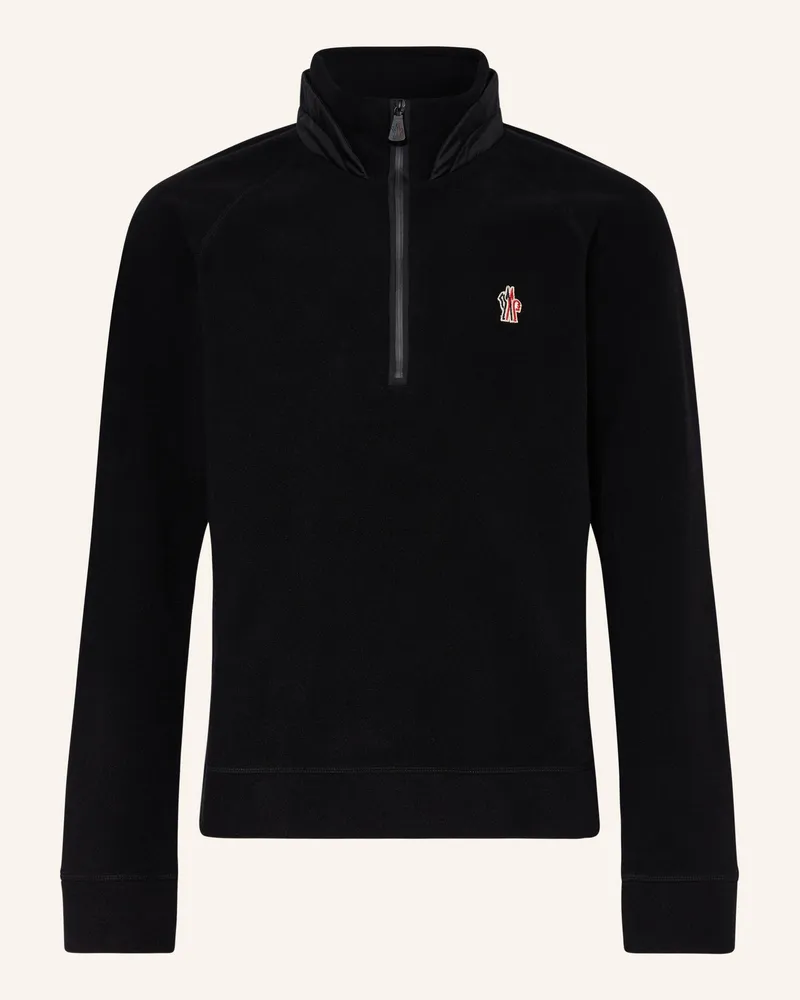 Moncler Fleece-Troyer Schwarz
