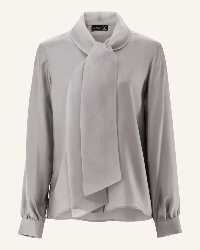van Laack Bluse Modern Fit Grau
