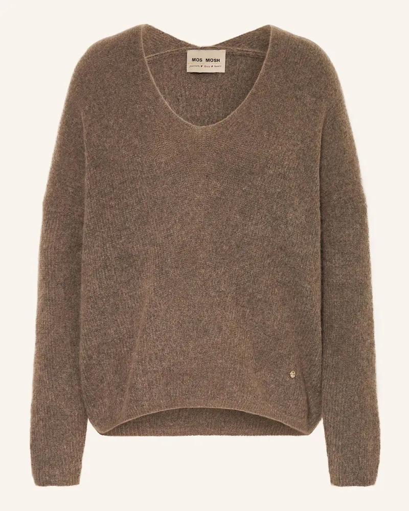 Mos Mosh Pullover THORA mit Alpaka Braun