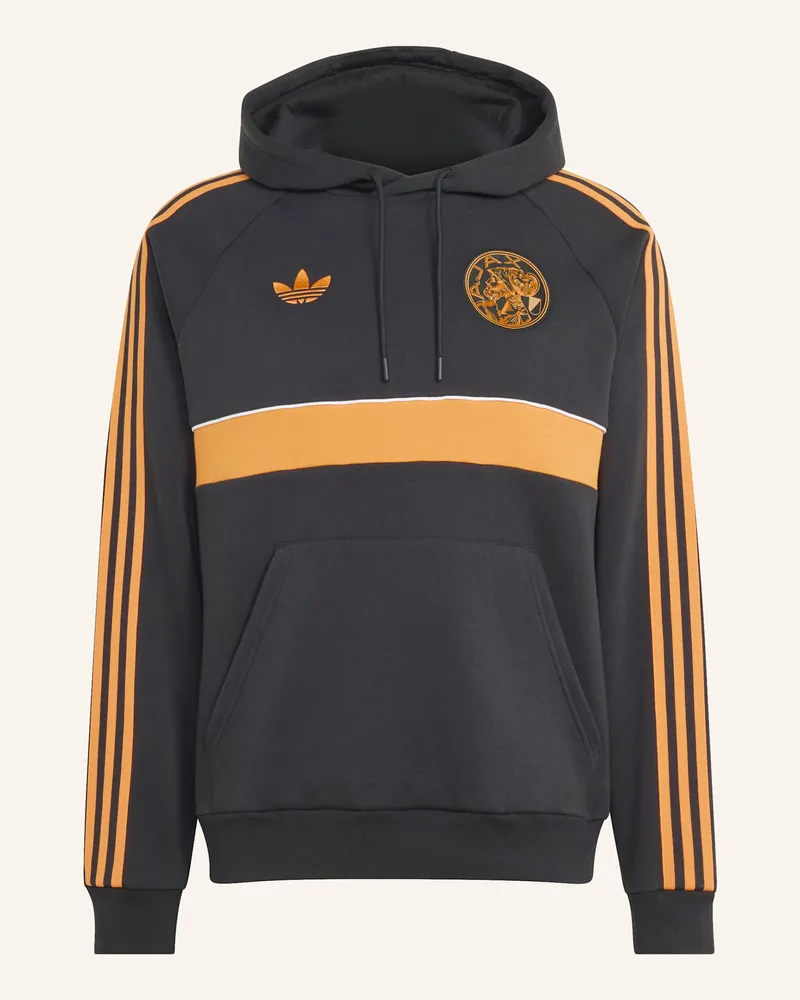 adidas Ajax Amsterdam Originals Hoodie schwarz Schwarz
