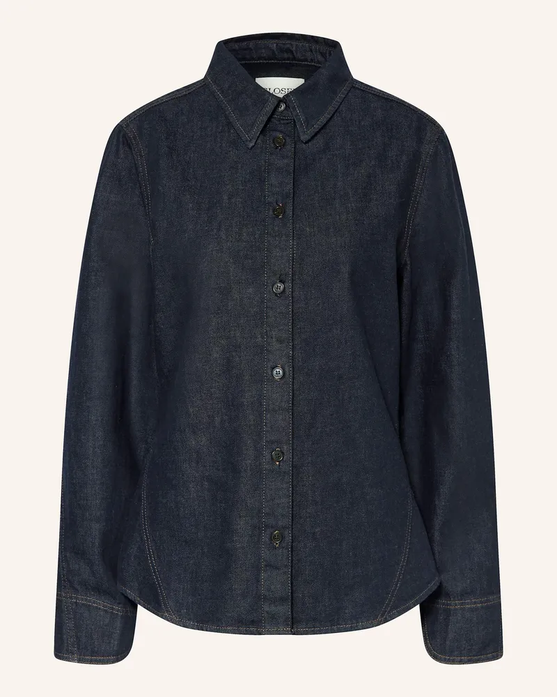 Closed Jeansbluse blau Dunkelblau