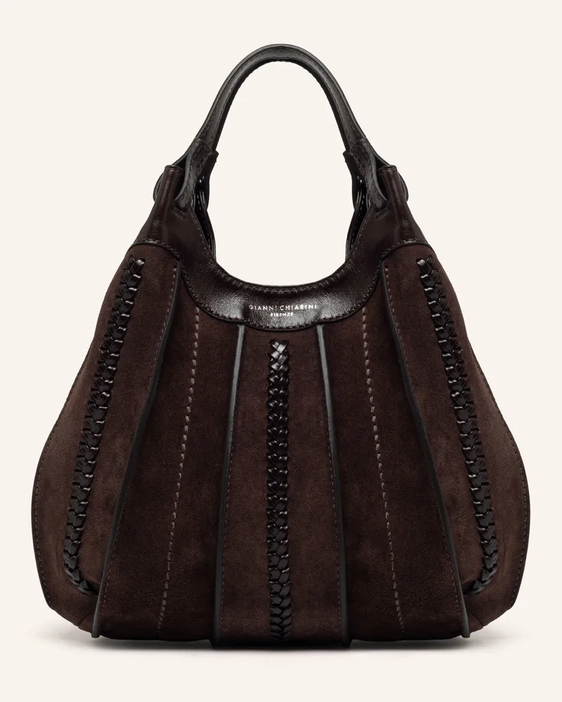 Gianni Chiarini Beuteltasche Dua Medium braun Dunkelbraun