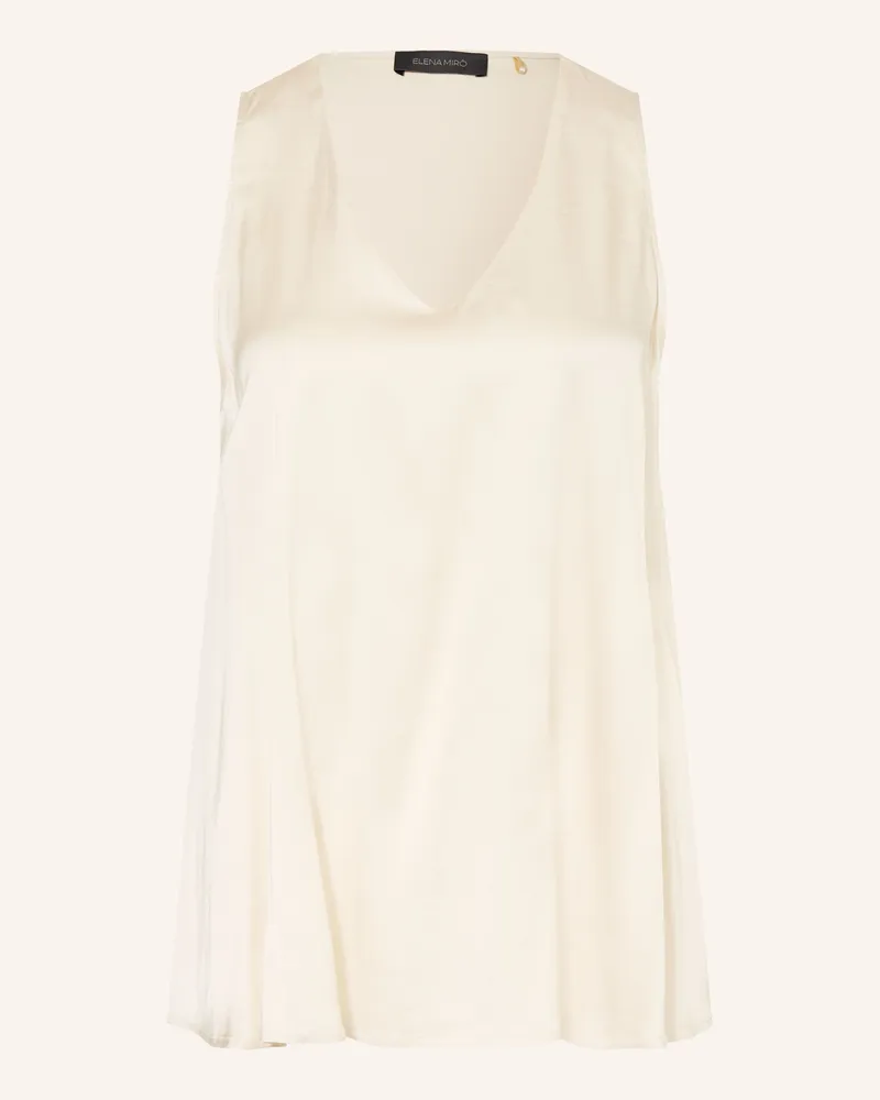 Elena Mirò Satintop beige Creme
