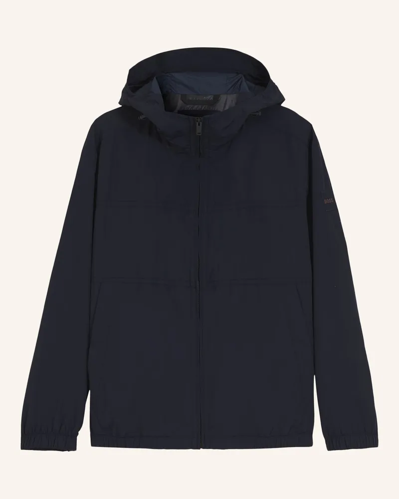 HUGO BOSS Jacke otily1 Relaxed Fit blau Dunkelblau