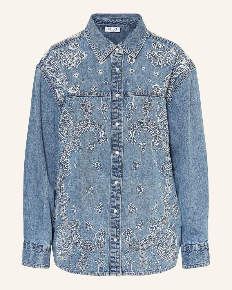 Liu Jo Jeansbluse blau Hellblau
